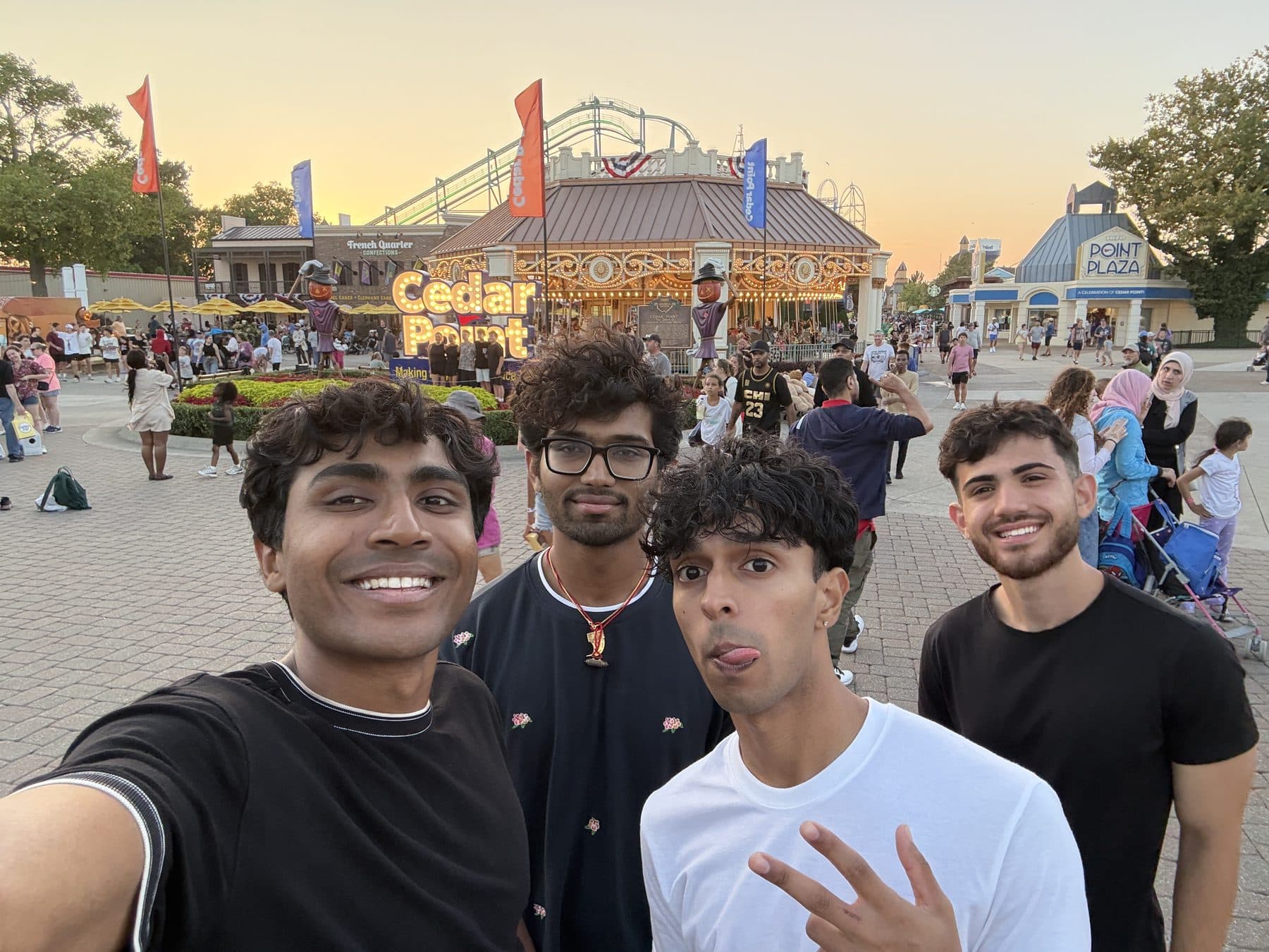 Coaster day with the crew.