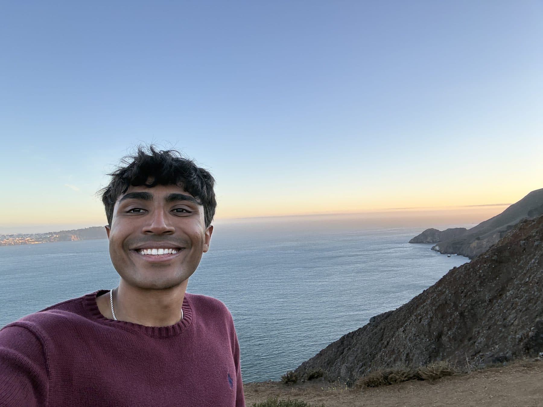 Golden hour on the coast.