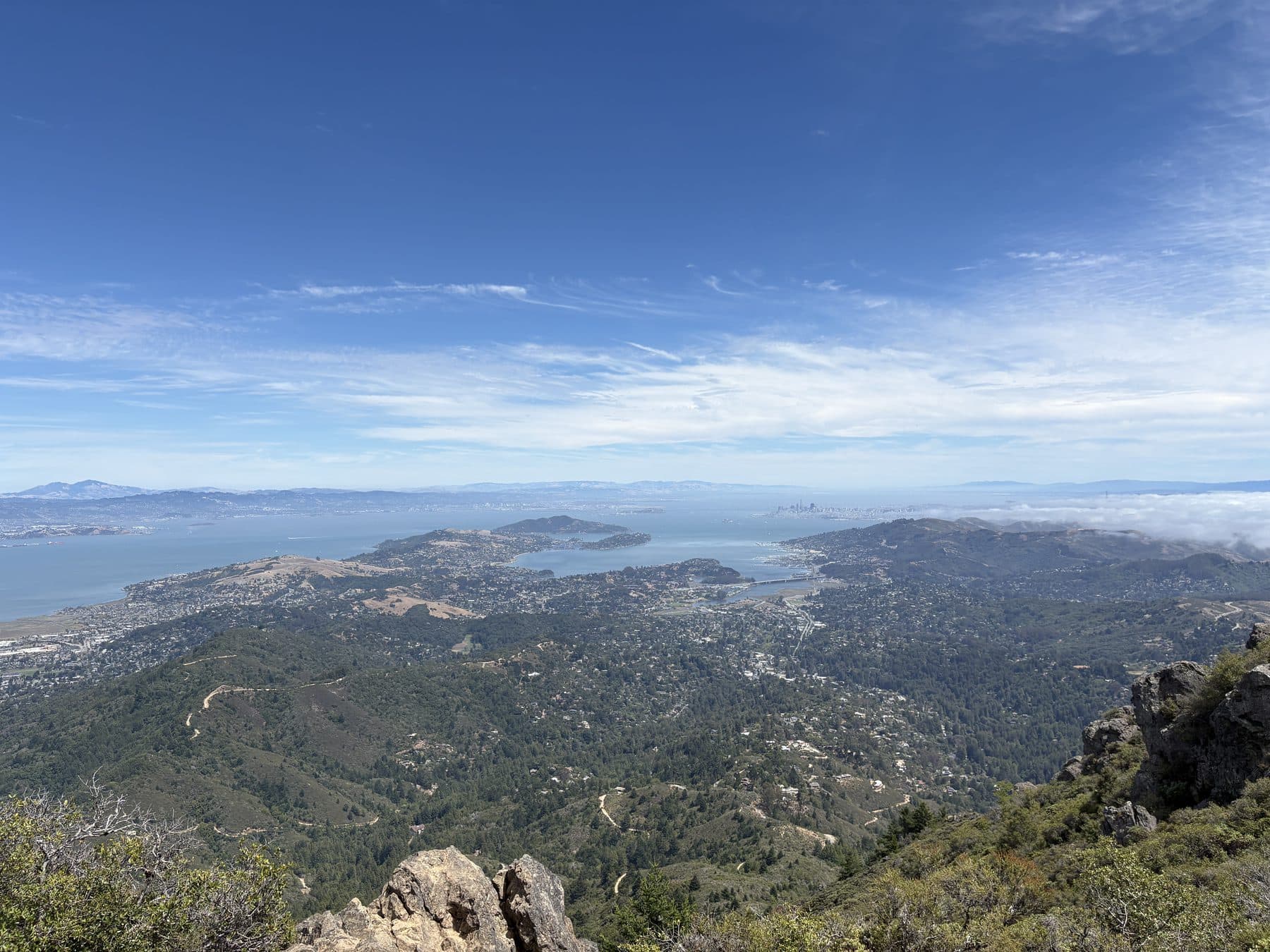 The whole Bay from the summit.